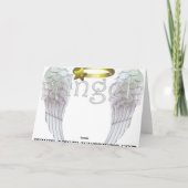 幽霊乗車グリーティングカード カード (裏面)