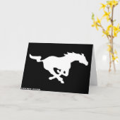 幽霊乗車グリーティングカード カード (黄色い花)