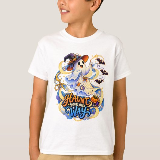幽霊仕立て屋のTシャツアートで自分なりのハロウィンを Tシャツ (正面)