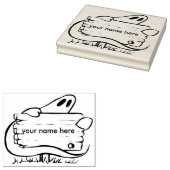 幽霊付きサインポスト2イラストレーションスタンプ ラバースタンプ (押印)