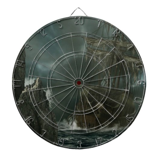 幽霊付スカル ダーツボード (正面)