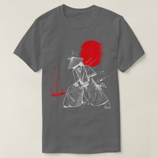 幽霊侍アニメマンガ武士道(2) Tシャツ (デザイン正面)