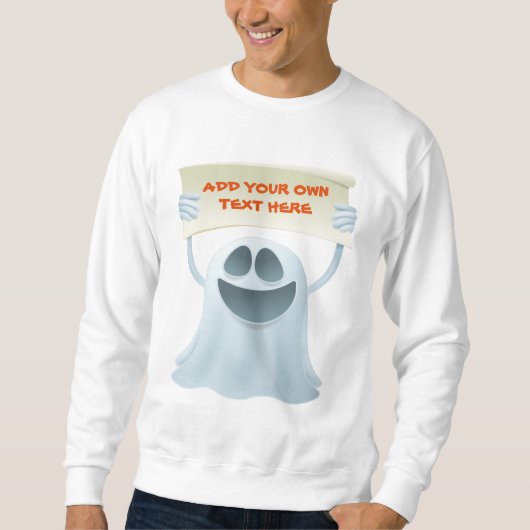 幽霊保持文字 スウェットシャツ (正面)