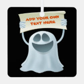 幽霊保持文字 メタルオーナメント (裏面)