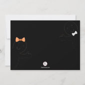 幽霊兄弟姉妹ハローウィンパーティ招待状 招待状 (裏面)