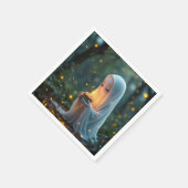 幽霊入り誕生日 スタンダードカクテルナプキン (角)