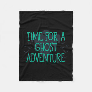 幽霊冒険の時間 フリースブランケット