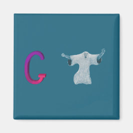 幽霊冷蔵庫用マグネット マグネット