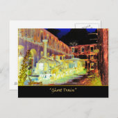 「幽霊列車」はがき ポストカード (正面/裏面)