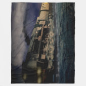 幽霊列車 フリースブランケット (正面)