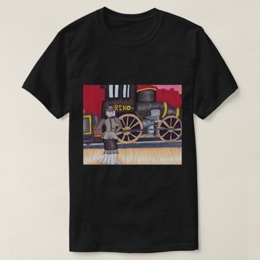 幽霊列車 Tシャツ (デザイン正面)