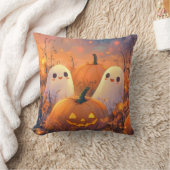 幽霊及びカボチャ クッション (ブランケット)