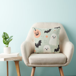 幽霊及びハロウィーンにおけるカボチャ クッション