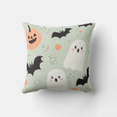 幽霊及びハロウィーンにおけるカボチャ クッション (裏面)