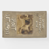 幽霊収集ハローウィンパーティ（カスタマイズ可能） 横断幕 (横)