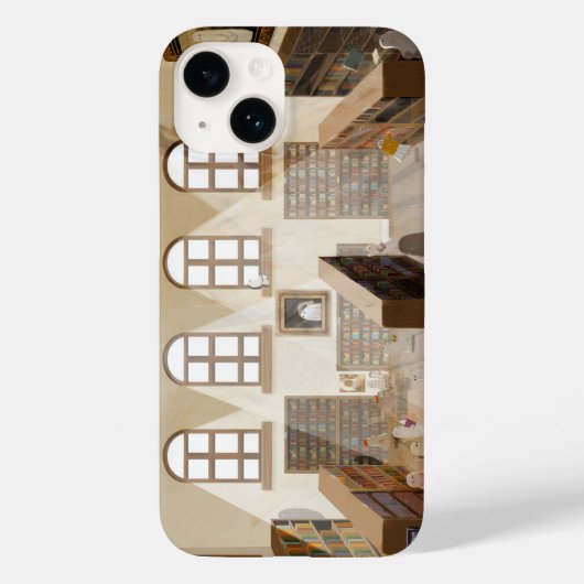 幽霊図書館 Case-Mate iPhoneケース (裏面)