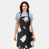 幽霊型 エプロン (着用した状態)