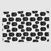 幽霊型 ゴルフタオル (横)