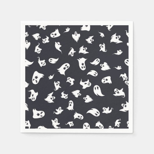 幽霊型 スタンダードカクテルナプキン (正面)