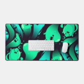 幽霊型 デスクマット (キーボード&マウス)