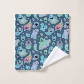 幽霊型 バスタオルセット (ウォッシュタオル)