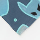 幽霊型 フリースブランケット (角)