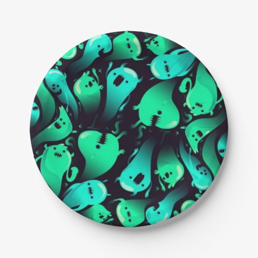 幽霊型 ペーパープレート (正面)