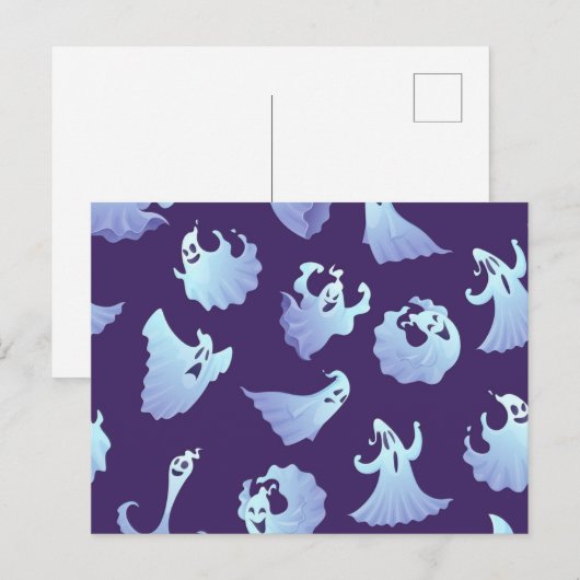 幽霊型 ポストカード (正面/裏面)