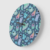 幽霊型 ラージ壁時計 (傾斜)