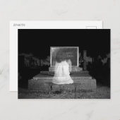 幽霊墓地ダークホラーハロウィーン ポストカード (正面/裏面)