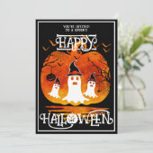 幽霊墓地ハッピーハローウィン怖いイベント 招待状 (スタンド正面)