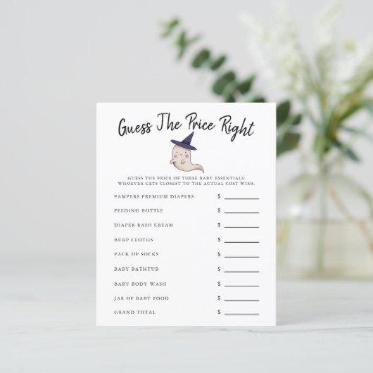 幽霊女の子の赤ちゃんシャワー価格を推測 (スタンド正面)