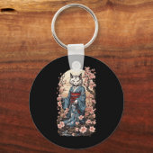 幽霊妖怪日本の伝説の猫 キーホルダー (正面)