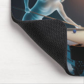 幽霊姿遊のプール マウスパッド (コーナー)