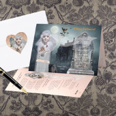 幽霊子の花嫁の人形シール ハートシール