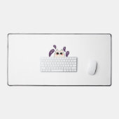幽霊子猫をカボチャクラシックのTシャツに デスクマット (キーボード&マウス)