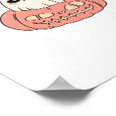 幽霊子猫をカボチャクラシックのTシャツに ポスター (角)