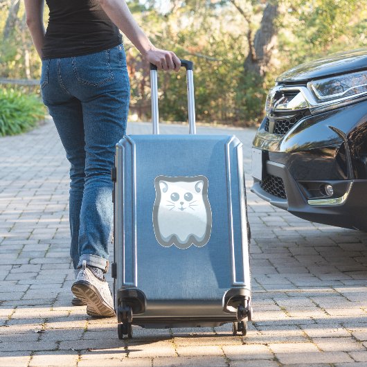 幽霊子猫 シール (スーツケースインサイチュ)