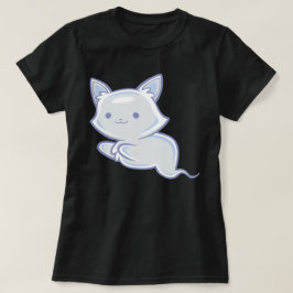 幽霊子猫Tシャツ Tシャツ
