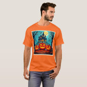 幽霊屋敷のスリル満点の夜 Tシャツ (正面フル)