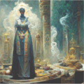 幽霊巫女ファンタジー シール (正面)