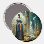 幽霊巫女ファンタジー マグネット (正面/裏面)