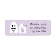 幽霊差出人住所ラベルハロウィン結婚ズ