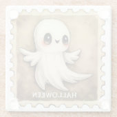 幽霊投稿:スピリットレルムからの特別デリバリー ガラスコースター (裏面)