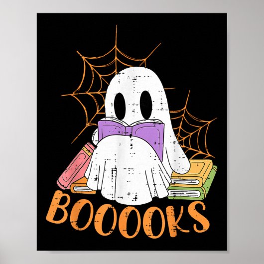 幽霊教師の本棚の教師のハロウィンTシャツ ポスター (正面)