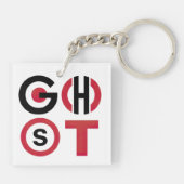 幽霊文字 キーホルダー (裏面)