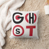 幽霊文字 クッション (ブランケット)