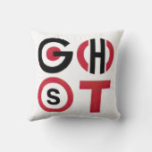 幽霊文字 クッション (裏面)