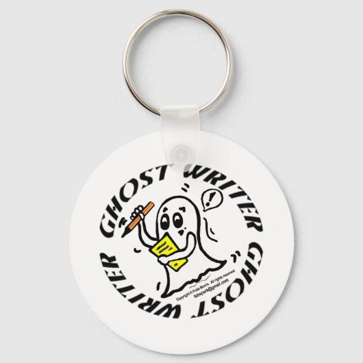 幽霊書 キーホルダー (正面)