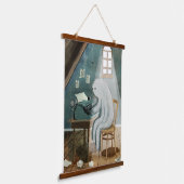 幽霊書 吊り下げ型タペストリー (傾斜あり)